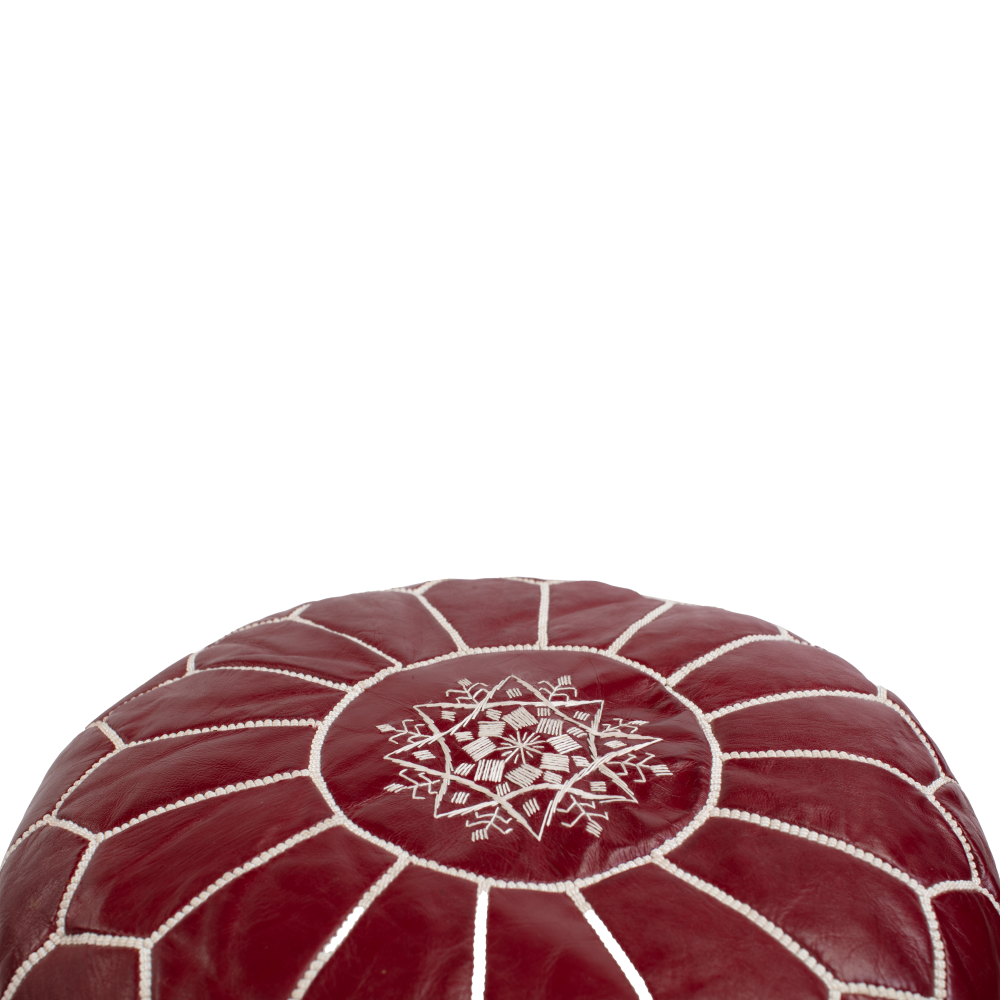 moroccan-pouf-maroon-top