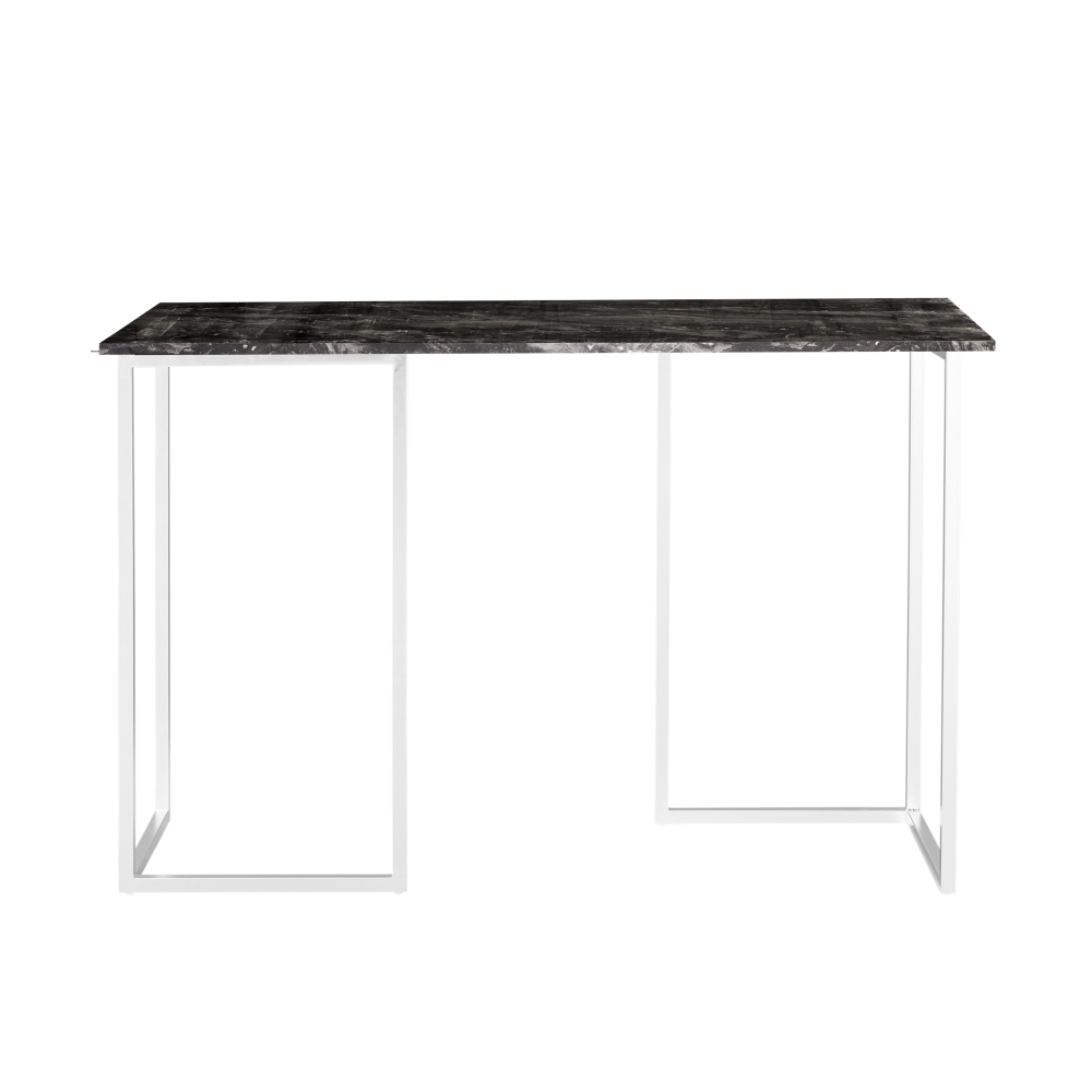 optical-bar-table-1.8m-black-marble-white-legs