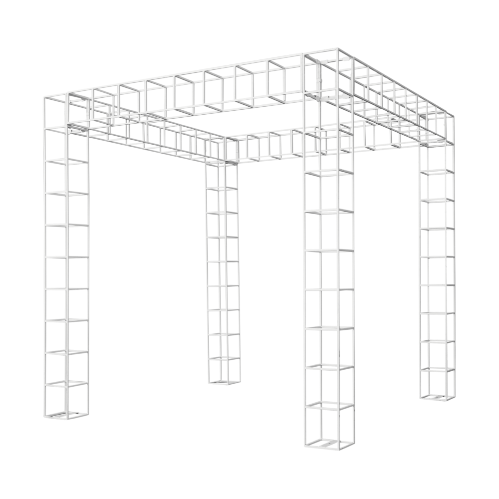 wire-pergola-sq-2.5m-x-2.5m-x-2.5m-tall-white