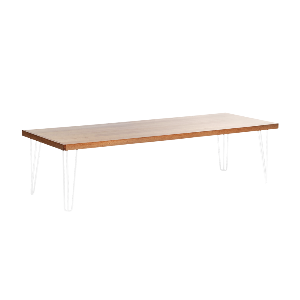 hairpin-coffee-table-180×70-teak-angle-white-legs