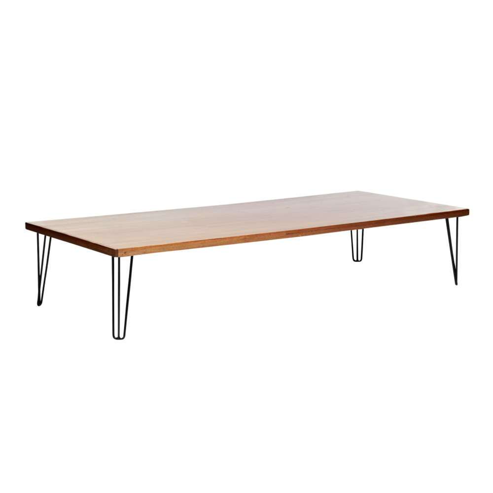 hairpin-coffee-table-240×105-teak-angle-black-legs