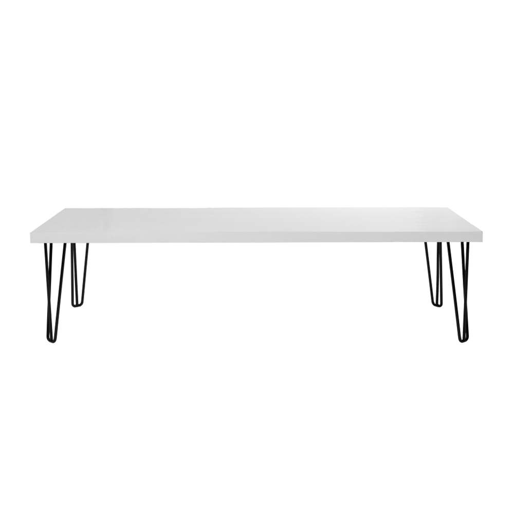 hairpin-coffee-table-white-1.8m-black