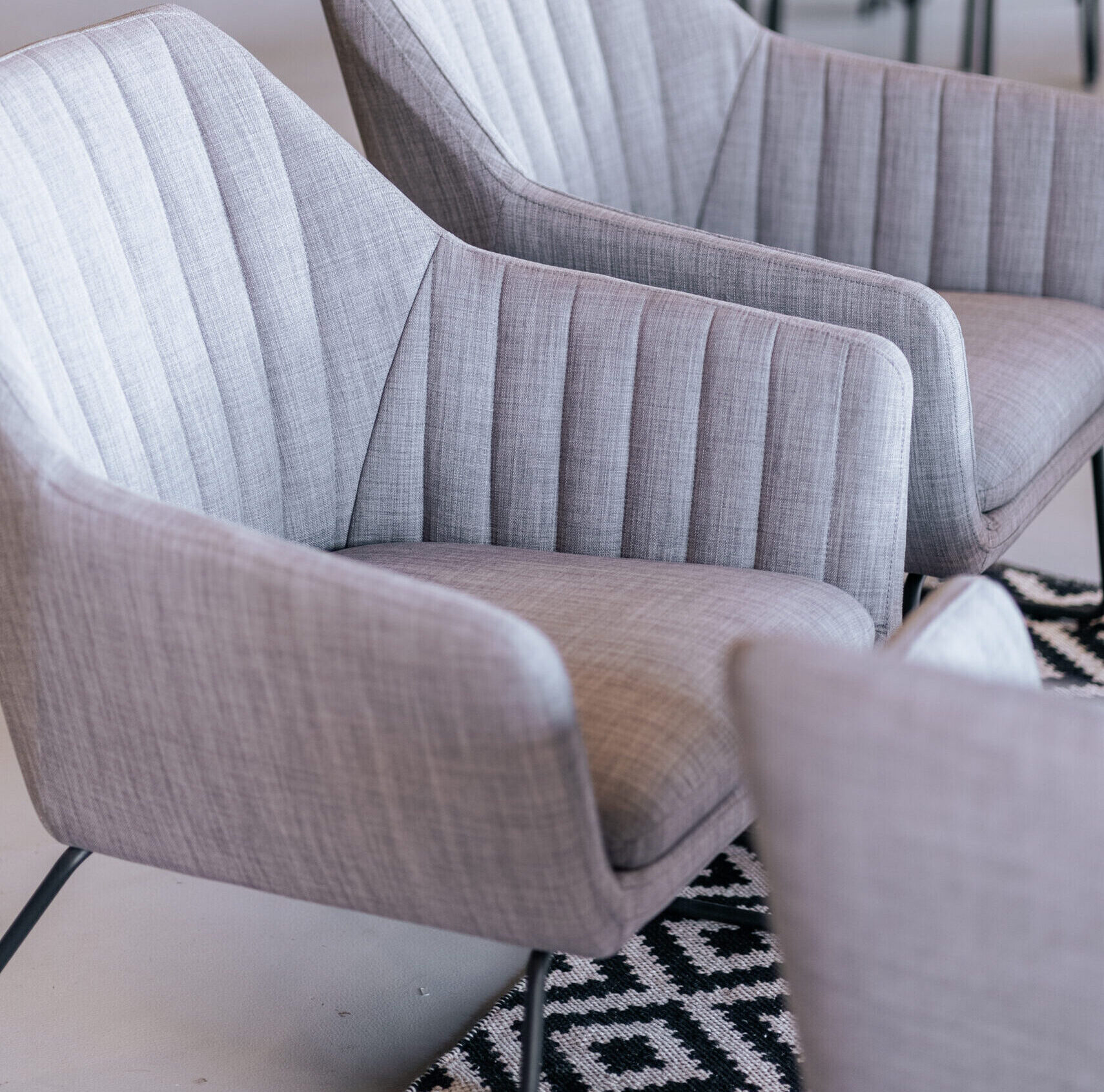 Oslo Grey lounge chair