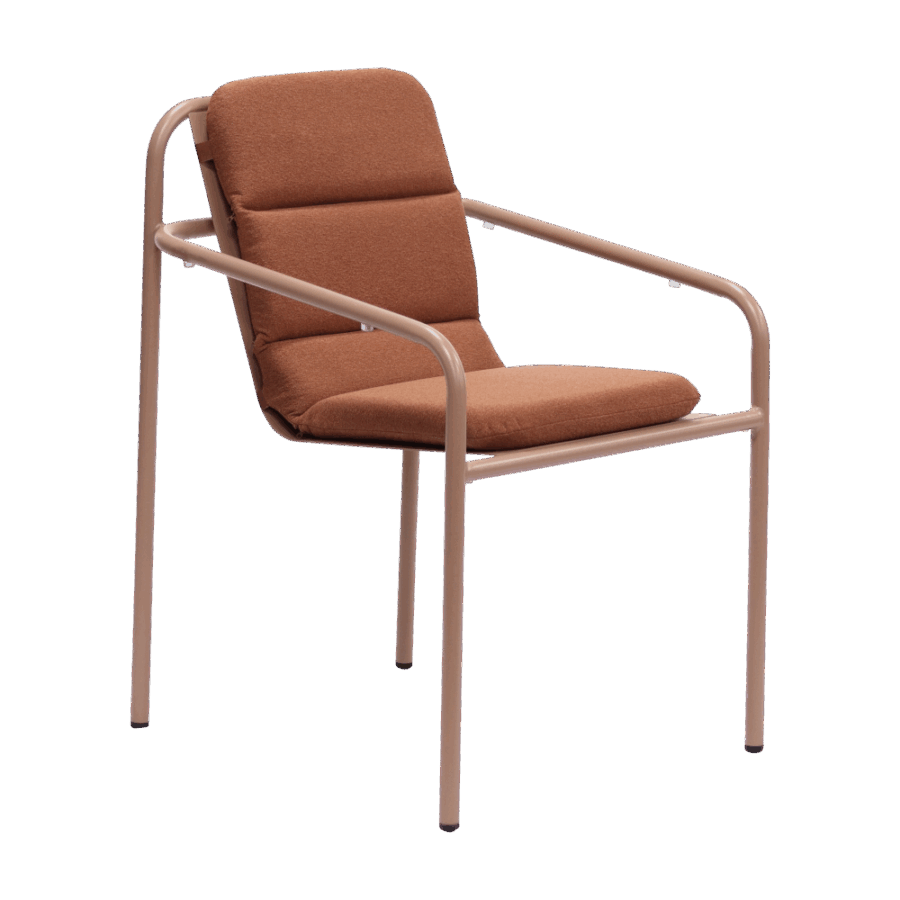 Bask Armchair with Cushion – Mocha