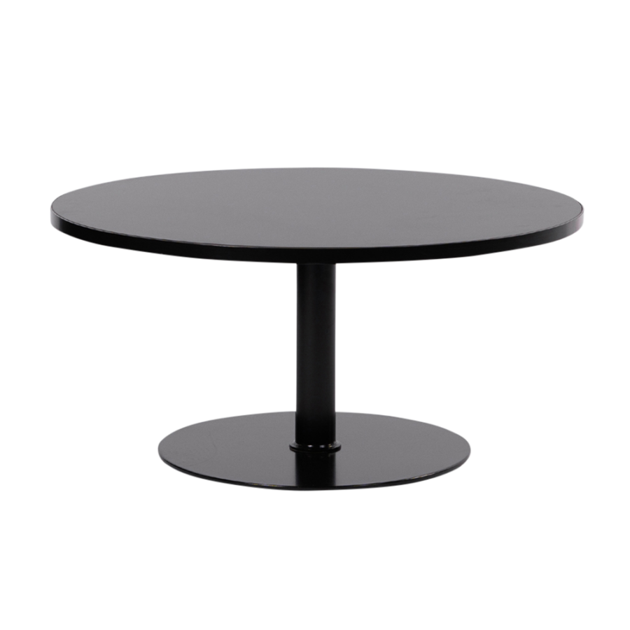 Gather Coffee Table Black – 90cm Rnd